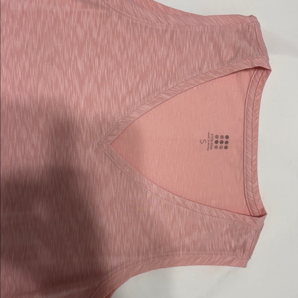 Title Nine Pink Henerala V-Neck Tank Top - Picture 5 of 7